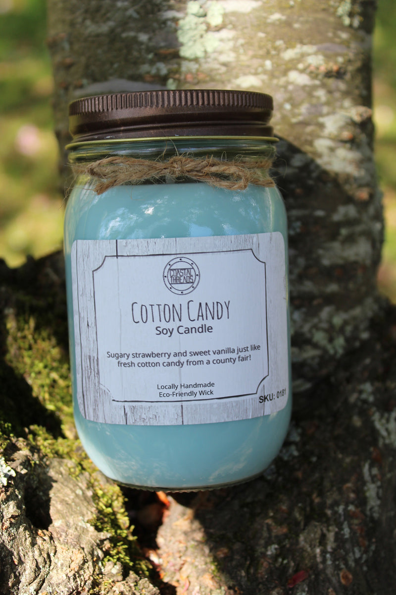 Cotton Candy Soy Candle – Coastal Threads