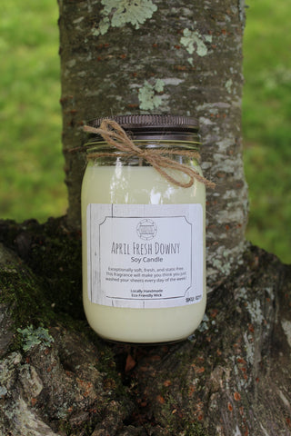 April Fresh Downy Soy Candle